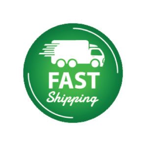 Fast first-class shipping