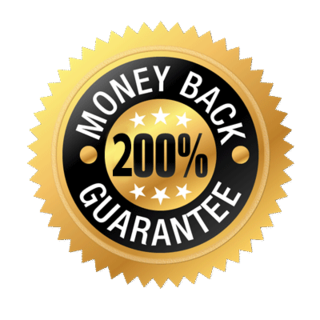 200% money-back guarantee